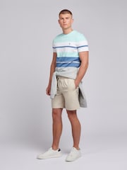 U.S. Polo Assn. Natural Mens Linen Blend Deck Shorts - Image 3 of 6
