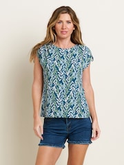 Brakeburn Green 100% Cotton Willow Blouses - Image 1 of 4