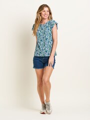 Brakeburn Green 100% Cotton Willow Blouses - Image 4 of 4
