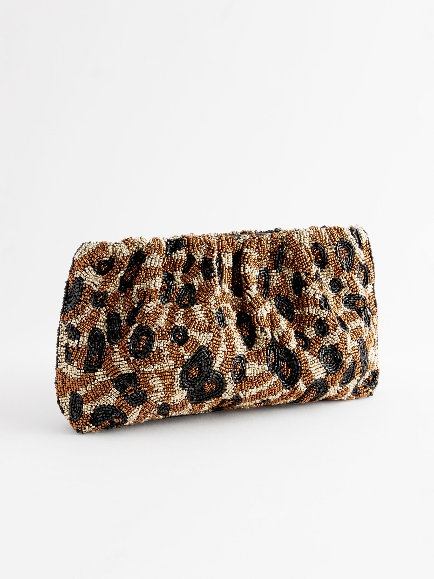 Animal Beaded Clutch Bag