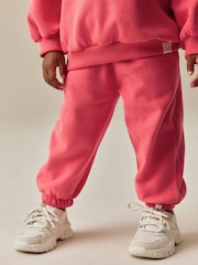 Coral Pink Sweat Joggers (3mths-7yrs) - Image 1 of 4