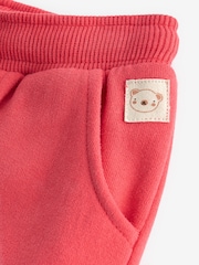 Coral Red Cuffed Sweat Joggers (3mths-7yrs) - Image 7 of 7