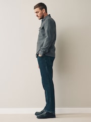 Dark Blue Slim Fit Signature Belted Jeans - Image 4 of 11