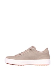 Skechers Beige Canvas Arch Fit Arcade Womens Trainers - Image 2 of 5