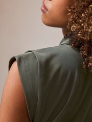 Mint Velvet Green Polo Midi Dress - Image 5 of 7