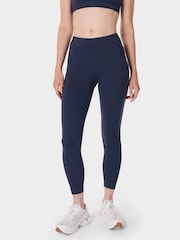 Sweaty Betty Navy Blue 7/8 Length Power Workout Leggings - Image 1 of 11