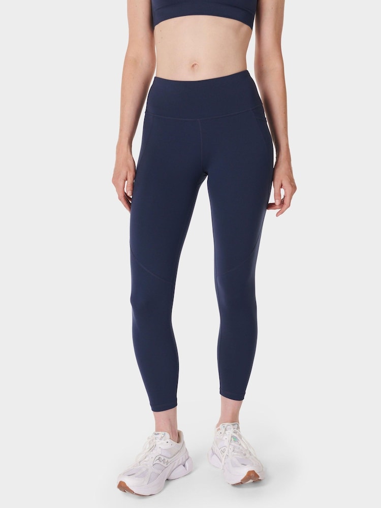 Sweaty Betty Navy Blue 7/8 Length Power Workout Leggings - Image 1 of 11