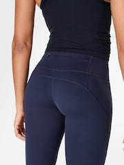 Sweaty Betty Navy Blue 7/8 Length Power Workout Leggings - Image 10 of 11