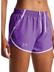 Under Armour Purple Fly By 3 Shorts - Image 4 of 6