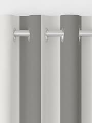 Laura Ashley Steel Grey Lille Stripe Made to Measure 100% Cotton Curtains - Image 7 of 9