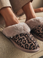Animal Pony Hair Mule Slippers - Image 2 of 8