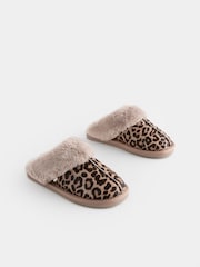 Animal Pony Hair Mule Slippers - Image 3 of 8
