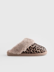 Animal Pony Hair Mule Slippers - Image 4 of 8