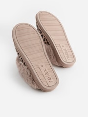 Animal Pony Hair Mule Slippers - Image 5 of 8