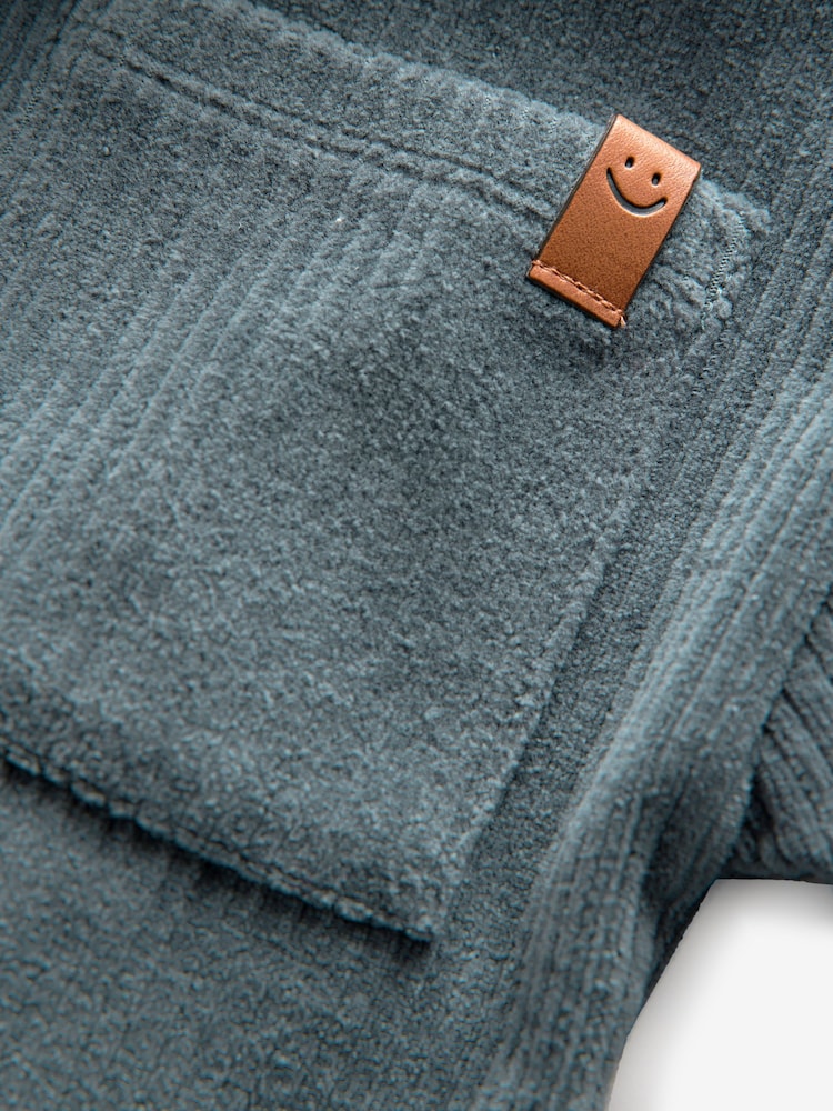 Blue/Tan Brown Jersey Corduroy Shirt and Joggers Set (3mths-7yrs) - Image 10 of 10