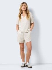 Noisy May Shorts aus Leinenmischung - Bild 1 von 6