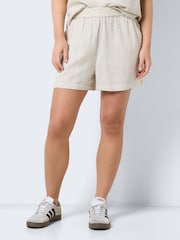 Noisy May Shorts aus Leinenmischung - Bild 4 von 6