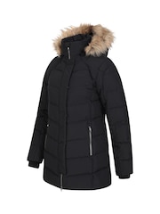 Mountain Warehouse Black Womens Isla II Water Resistant Down Jacket - Image 4 of 5