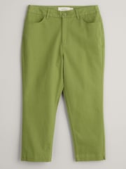 Seasalt Cornwall Green Albert Quay Crops Trousers - Image 4 of 5