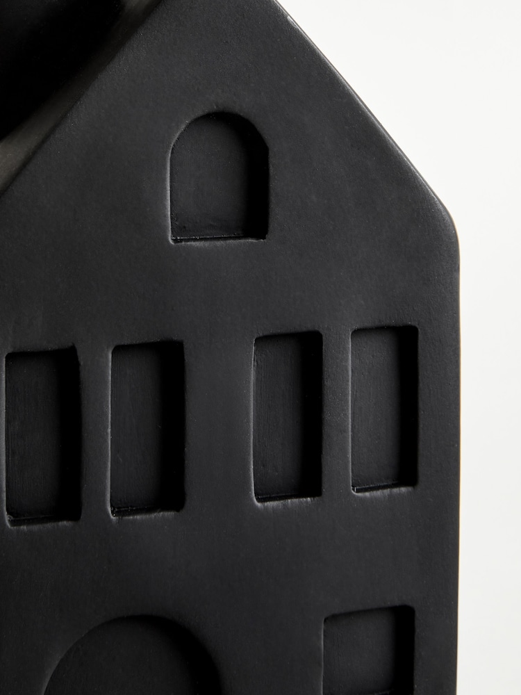 Black Bronx Wood Effect House Doorstop - Image 5 of 5 Black Bronx Wood Effect House Doorstop - Image 5 of 5