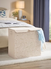 Natural Geo Tufted Sorter Laundry Basket - Image 1 of 4