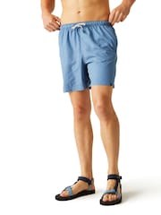Regatta Blue Sky Mens Mackleyna Swim Shorts - Image 1 of 7