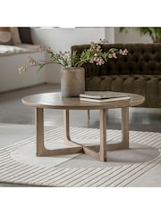 Gallery Home Brown Neston Round Coffee Table - Image 1 of 3