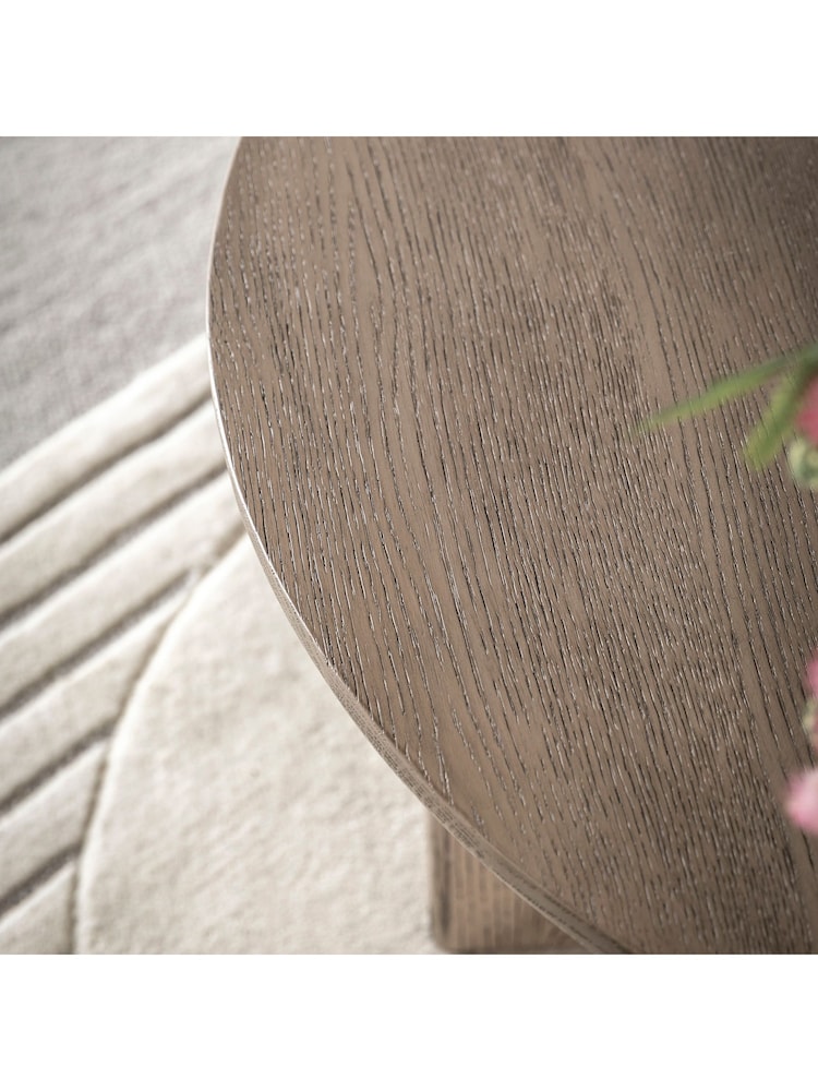 Gallery Home Brown Neston Round Coffee Table - Image 2 of 3