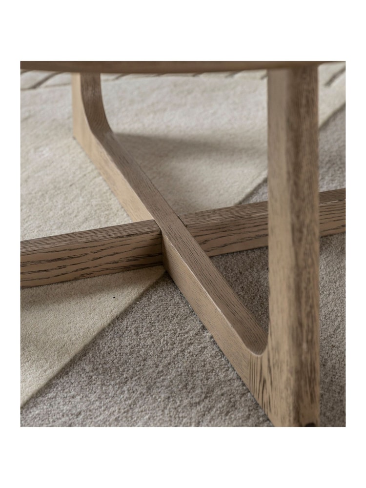 Gallery Home Brown Neston Round Coffee Table - Image 3 of 3