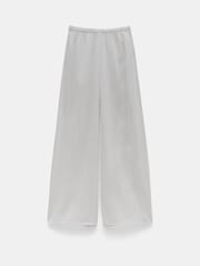 Hush White Elodie Beach 100% Cotton Trousers - Image 5 of 5