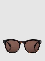Curry and Paxton Rounded Acetate Sunglasses - Image 1 of 4