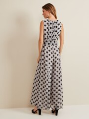 Phase Eight Black Print Petite Janine Jumpsuit - Image 2 of 7