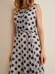 Phase Eight Black Print Petite Janine Jumpsuit - Image 4 of 7