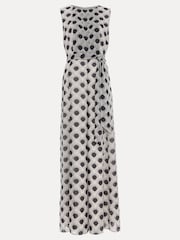 Phase Eight Black Print Petite Janine Jumpsuit - Image 7 of 7