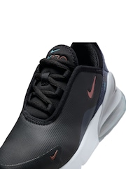 Nike Black/White Youth Air Max 270 Trainers - Image 7 of 8