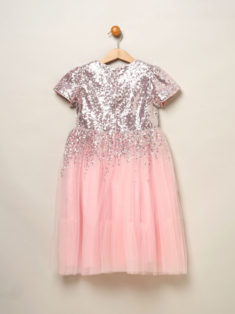 Miss Sequin Waterfall Tulle Skirt Dress - Image 2 of 4