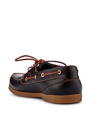 Jones Bootmaker Parsons Leather Boat Shoes - Image 4 of 6