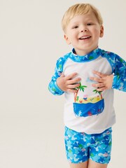 Regatta Blue Peppa Pig Rash Suit - Image 1 of 10