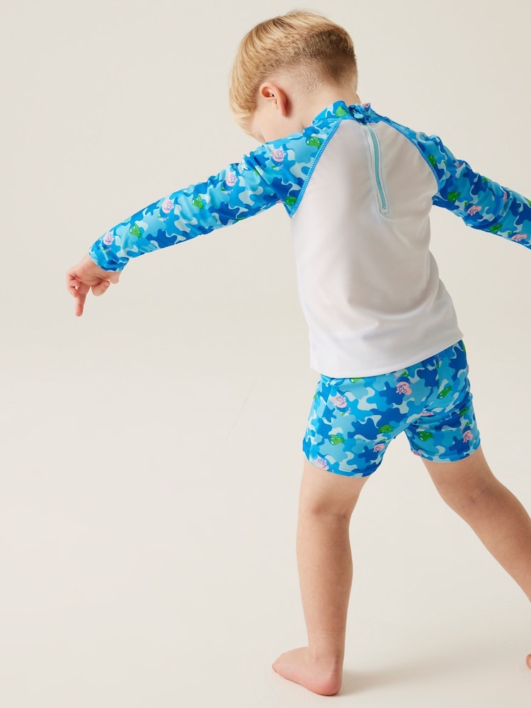 Regatta Blue Peppa Pig Rash Suit - Image 2 of 10