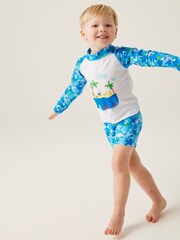 Regatta Blue Peppa Pig Rash Suit - Image 3 of 10