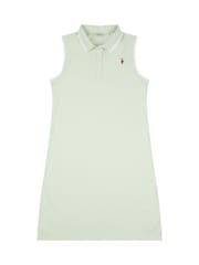 U.S. Polo Assn. Green Womens Fitted Sleeveless Polo Dress - Image 5 of 7