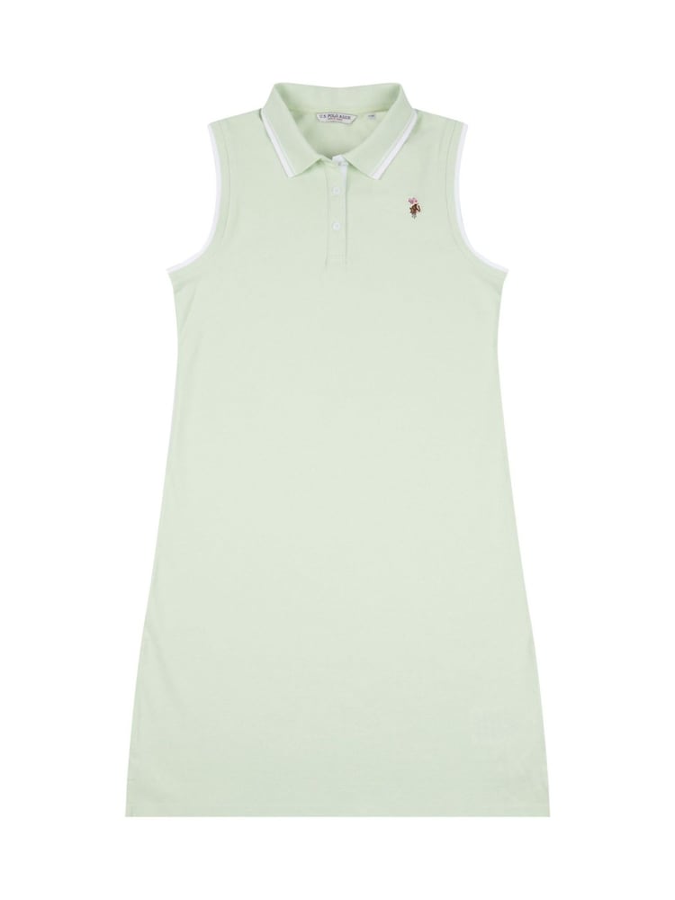 Buy U.S. Polo Assn. Green Womens Fitted Sleeveless Polo Dress from Next USA Buy U.S. Polo Assn. Green Womens Fitted Sleeveless Polo Dress from Next USA