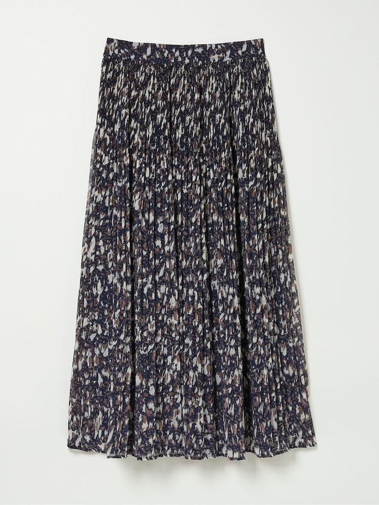 FatFace Paignton Dark Brown Pleated Midi Skirt - Image 6 of 6 FatFace Paignton Dark Brown Pleated Midi Skirt - Image 6 of 6