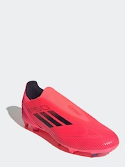 adidas Bright Red F50 League Laceless Firm Multi Ground Boots - Image 3 of 11