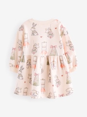 Cream Christmas Sweat Dress (3mths-7yrs) - Image 6 of 8