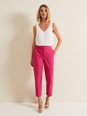 Phase Eight Pink Ulrica Tapered Suit Trousers - Image 1 of 1