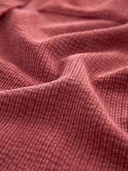 Rose Pink Long Sleeve Corduroy Shacket - Image 6 of 6