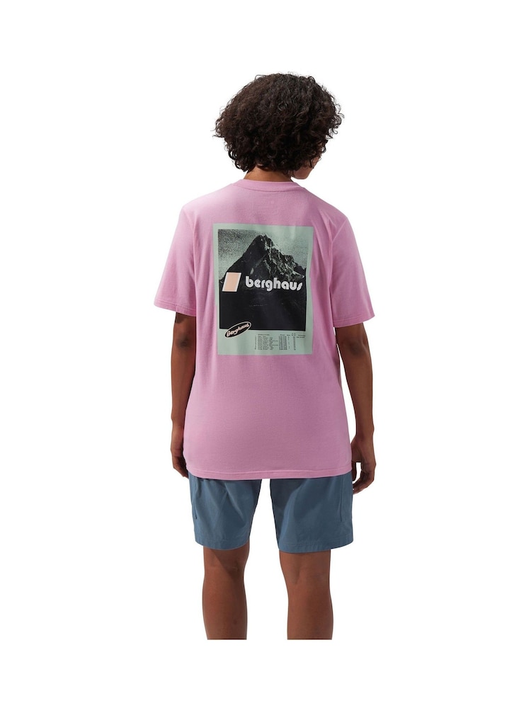 Berghaus Purple Climbing Record Short Sleeve 100% Cotton T-Shirt - Image 2 of 11 Berghaus Purple Climbing Record Short Sleeve 100% Cotton T-Shirt - Image 2 of 11