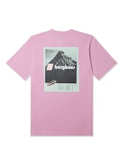 أرجواني - تيشرت بكُم قصير من القطن 100% من تشكيلة Advantage من Berghaus - صورة 9 من 11