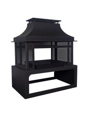 Callow Grey Large Premium Fireplace For Log Burning - Image 3 of 6